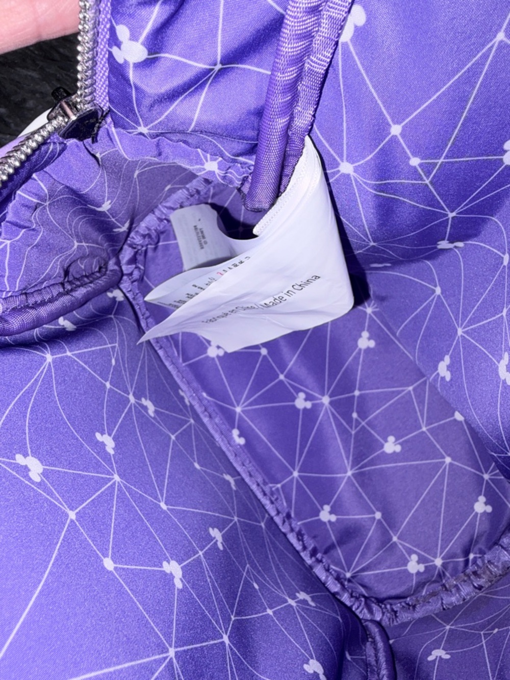 Disney parks purple wall Loungefly Mini Backpack - Picture 5 of 10